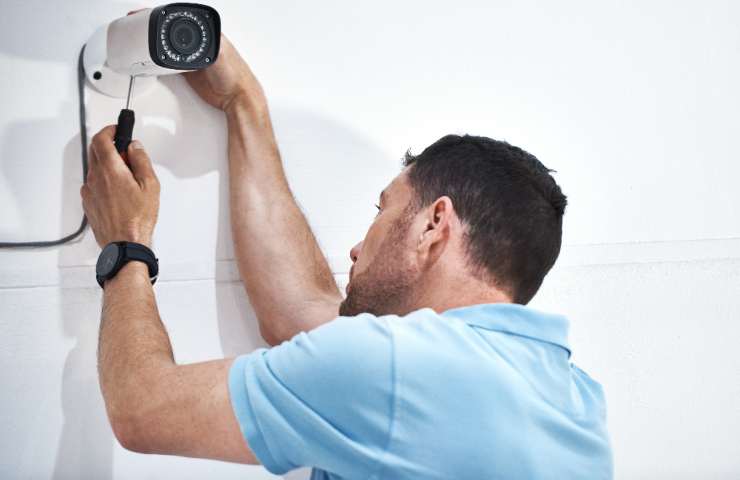 Installare videocamera Installare videocamera